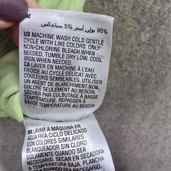 Alfani Womens Sleeveless Twist-Front Top XL Light Green - Picture 5 of 7